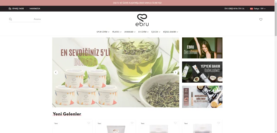 Ebru Şallı Online Alışveriş Sitesi