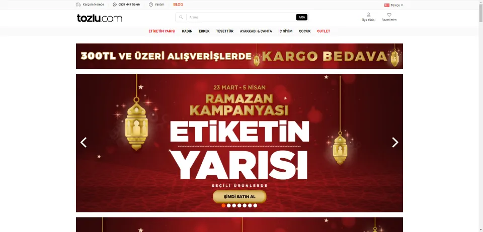 tozlu.com | Yeni Sezon Ürünler Toptan Fiyatına